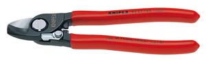 KNIPEX Kabelsax Med ppningsfjder Med plastverdrag 165 mm i gruppen Maskiner & Verktyg / Handverktyg / Tnger och avbitare hos Blys VIP AB (2150-9521165)